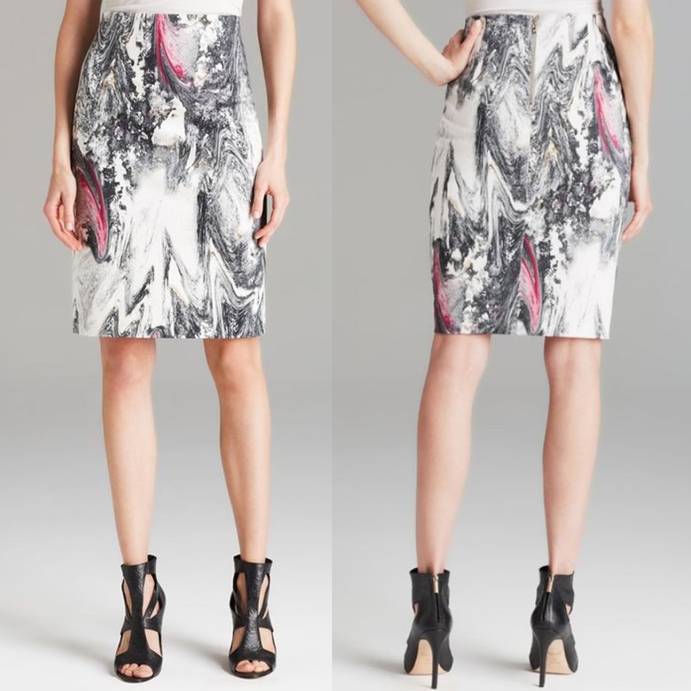 NEW RACHEL ROY Printed Pencil Skirt